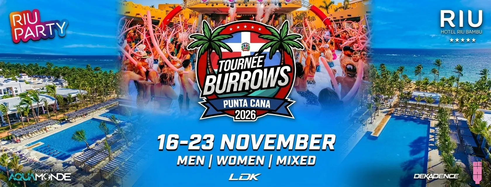 Tournée Burrows Punta Cana 2026